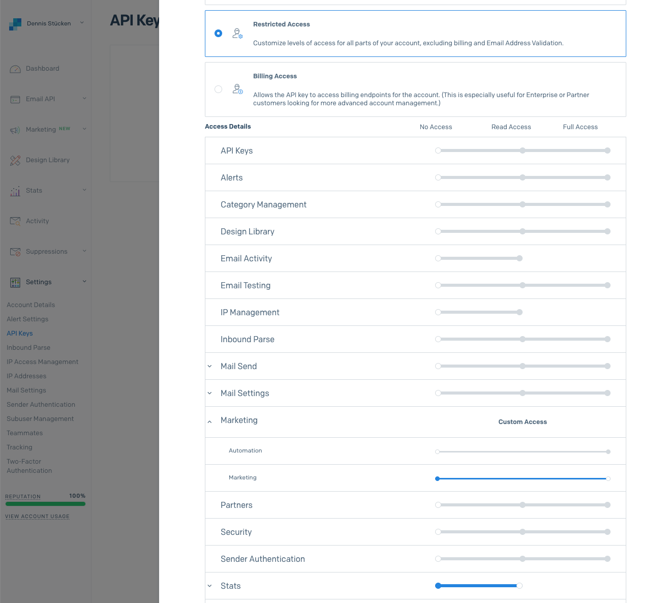 Firewards and Sendgrid Referral Access Key